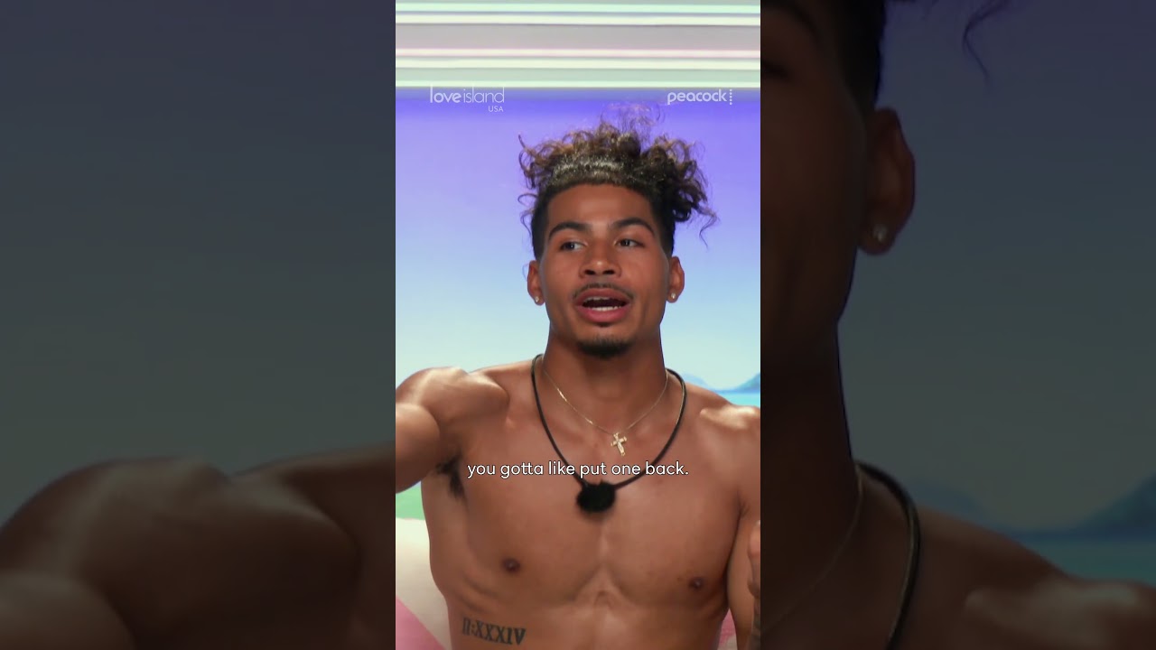 They really have a way with words 🙂‍↕️ #LoveIslandUSA #LoveIsland #Shorts