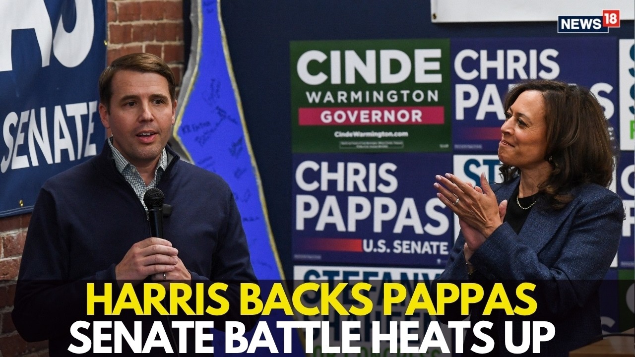 US Midterms LIVE: Kamala Harris Campaigns for Chris Pappas as Democrats Push to Win Senate Seat