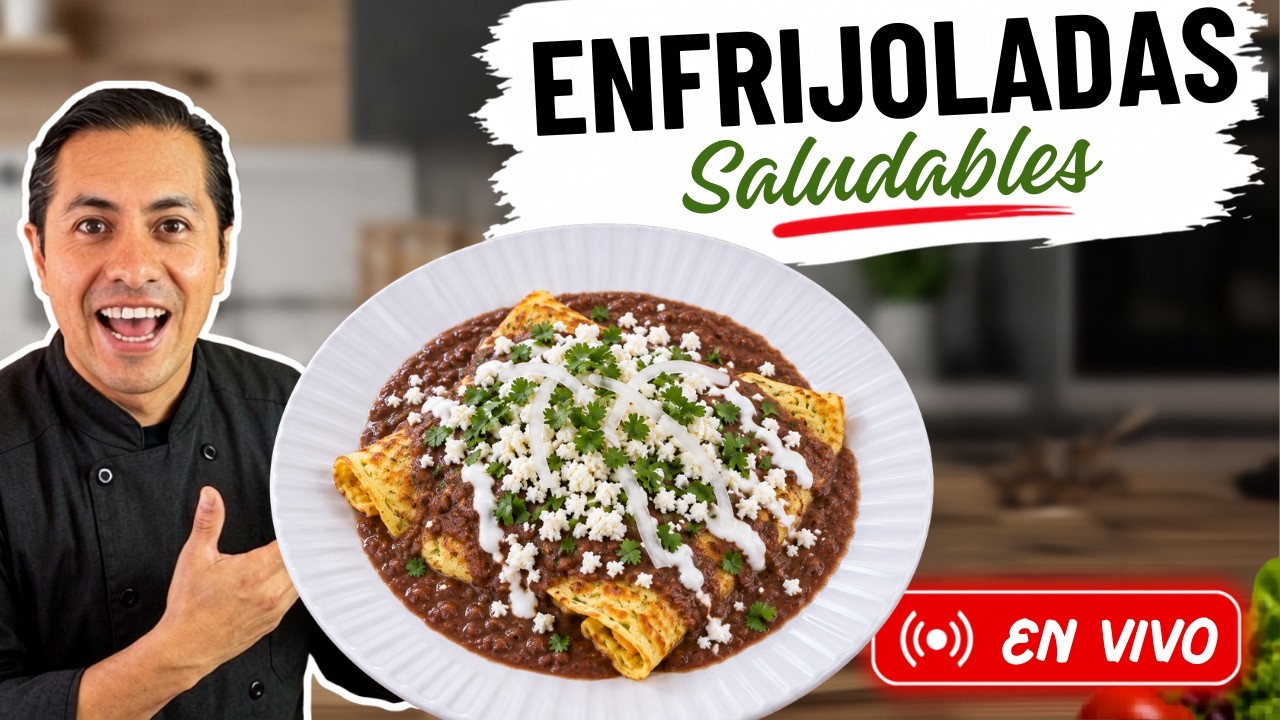 Desayuno rapisimo enfrijoladas saludables