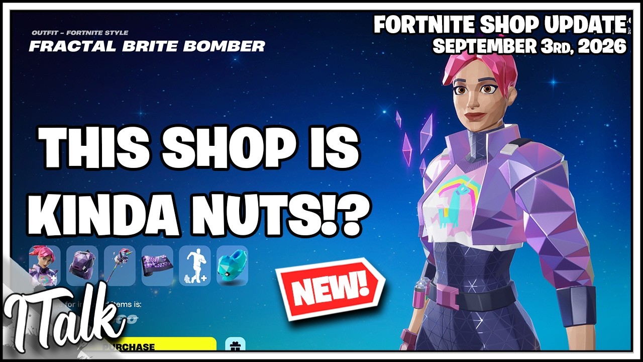 Fortnite Shop FORTNITE REDEEMED THEMSELVES! [September 3rd, 2026] (Fortnite Chapter 7)