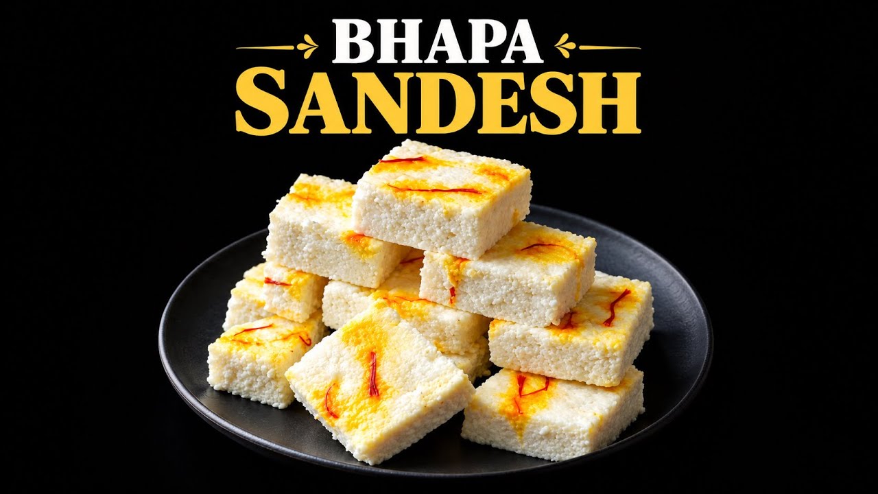 Bengal’s Famous Bhapa Sondesh | Jain Kharvas at Home! Is It Sondesh or Kharvas?  बंगाल की फेमस मिठाई