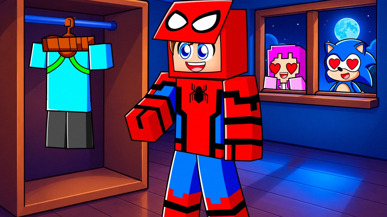 BEBEK SONİC VE ECE ÖRÜMCEK ADAM OLDUĞUMU ÖĞRENDİ 😱 Minecraft