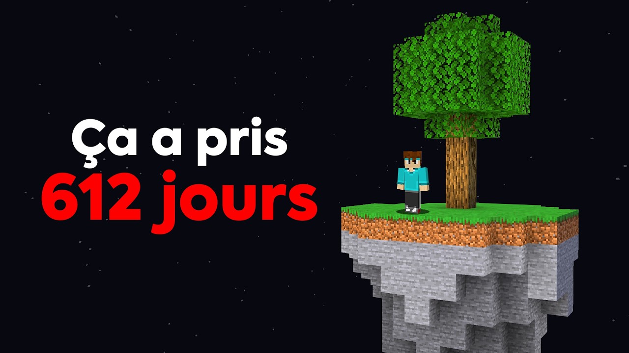 J’ai Tenté de Finir Minecraft sur ce Skyblock impossible…