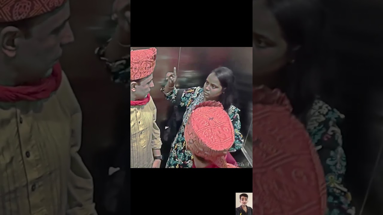 Why Stare at Me? | Lift prank | funny video | Ajith X | #shorts #pranks #comedy