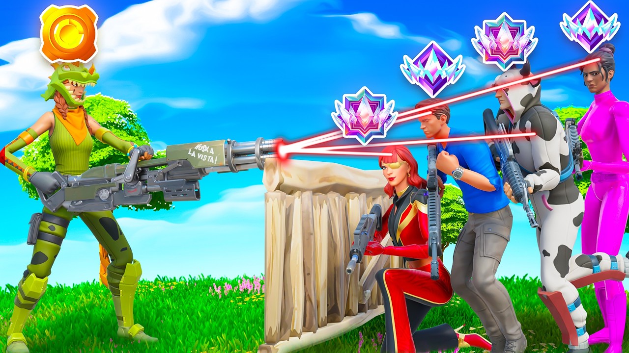 MEXIFY CHEATET GEGEN 4 YOUTUBER IN FORTNITE... (er braucht die cheats...)