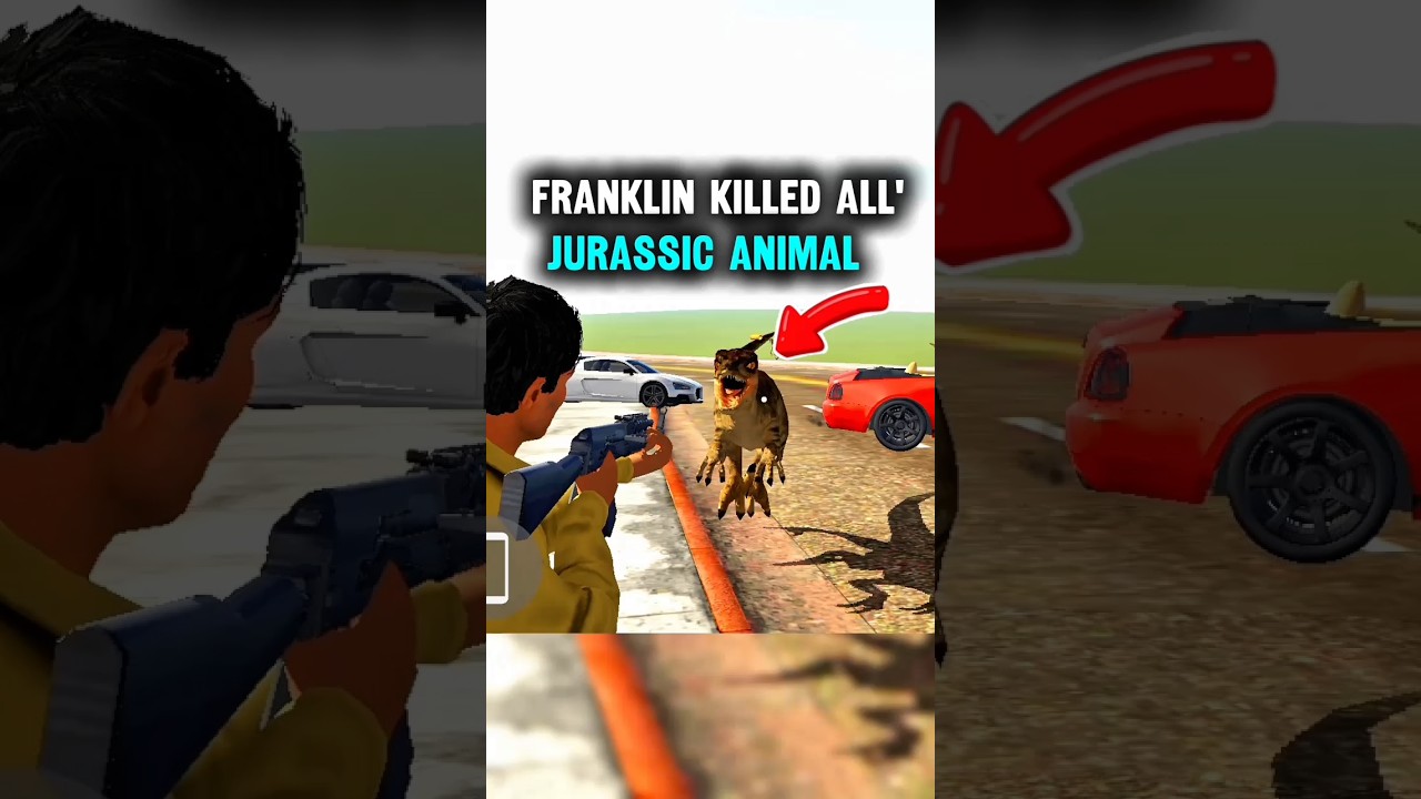 Superman Franklin meets God discuss with animals kill 😱 | #gta #viral #shorts