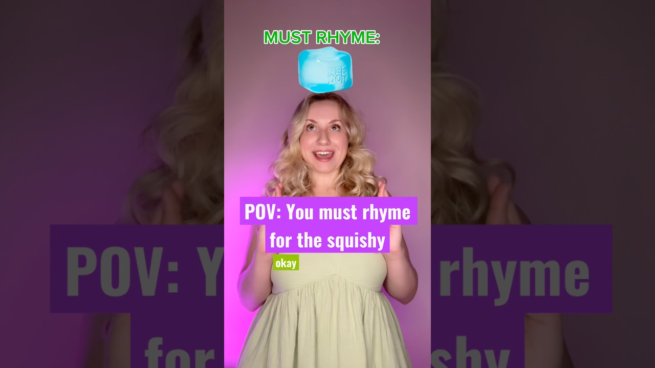 POV: You Must Rhyme For The Squishy Toy #squishy #needoh #shorts