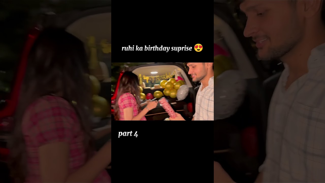 Ruhi ka birthday suprise 😍 || best Moments 🎂|| The Harsit Vlog