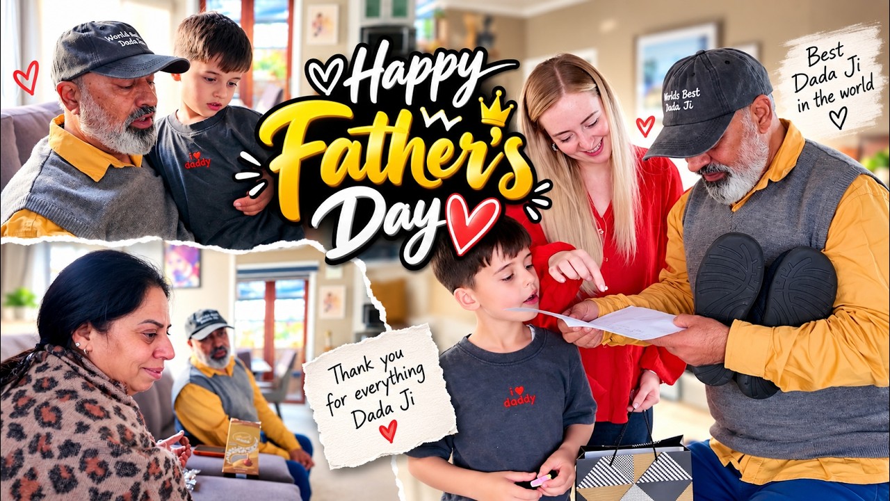 WE MADE DADDY JI CRY! 🥹❤️ Happy Father’s Day Surprise!
