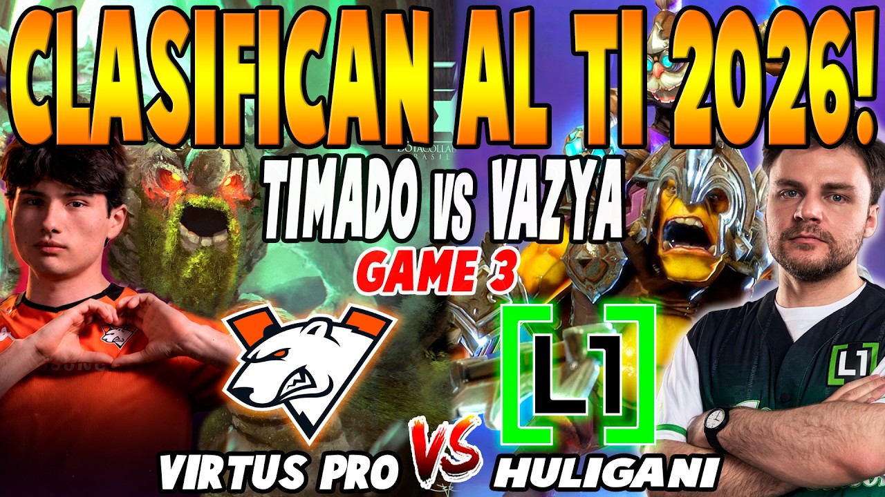 VIRTUS PRO vs HULIGANI [ GAME 3] BO3 - TIMADO vs MIRAGE - THE INTERNATIONAL DOTA2