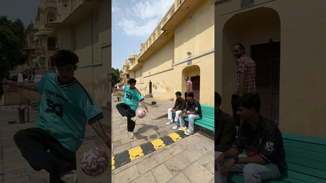 Wait for the end 🤣#riswanfreestyle #football #explore #explorepage #viralvideo