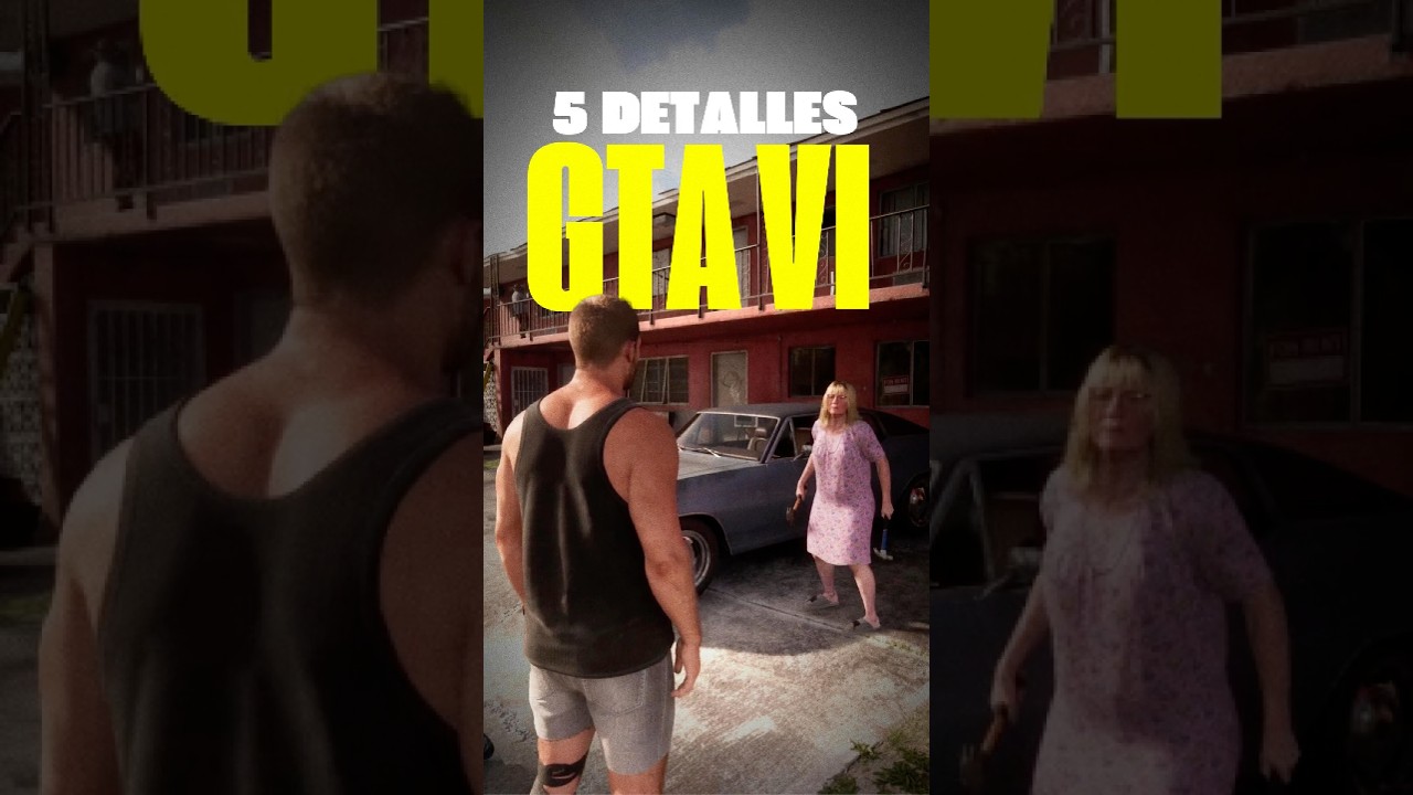 5 DETALLES del TRÁILER de GTA VI Parte 2 🌴🚔🔥 #gta6 #rockstar #trailergta6 #netflix #3djuegos