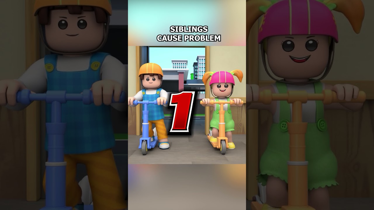 Siblings cause problems #animation #roblox
