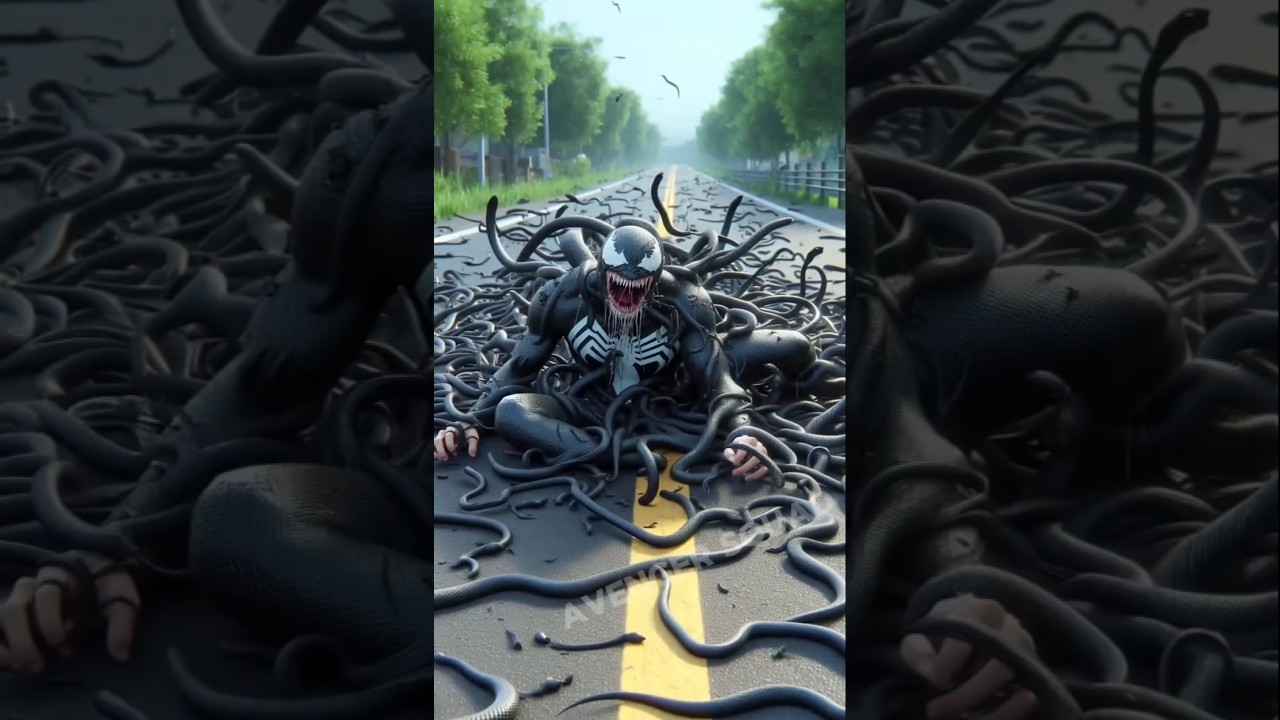 Snake vs avengers🤯😱 #trending #spiderman #hulkcartoon #venom #explainwithmuntaha #cartoon #animation