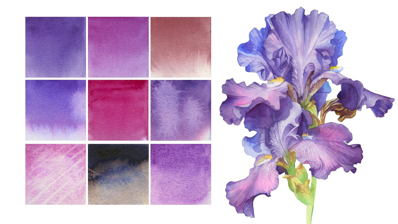 Essential Watercolor PURPLES & VIOLETS  💜 Don’t Buy Until You Watch!