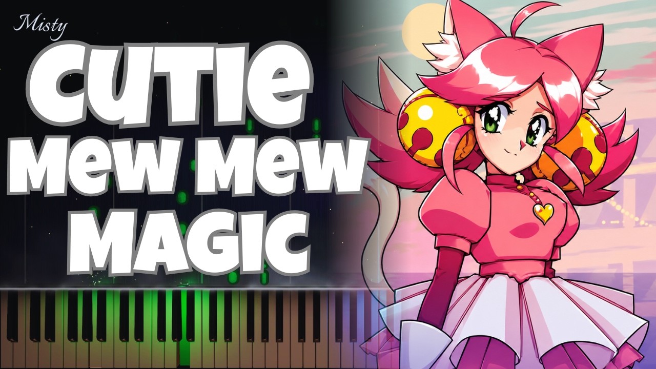 DELTARUNE Chapter 5 - "Cutie Mew Mew Magic" | (Piano Cover + Sheet Music)
