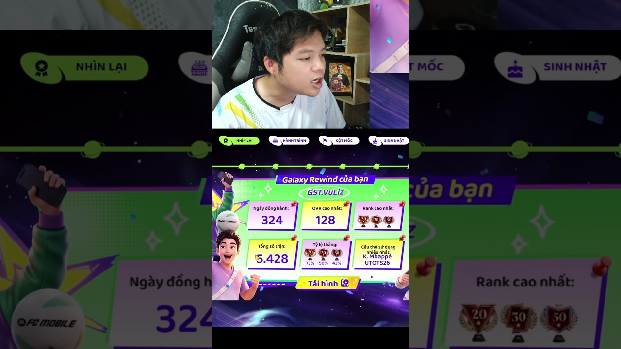 Thành Quả 1 Năm Của Vũ Liz Trong FC Mobile VN