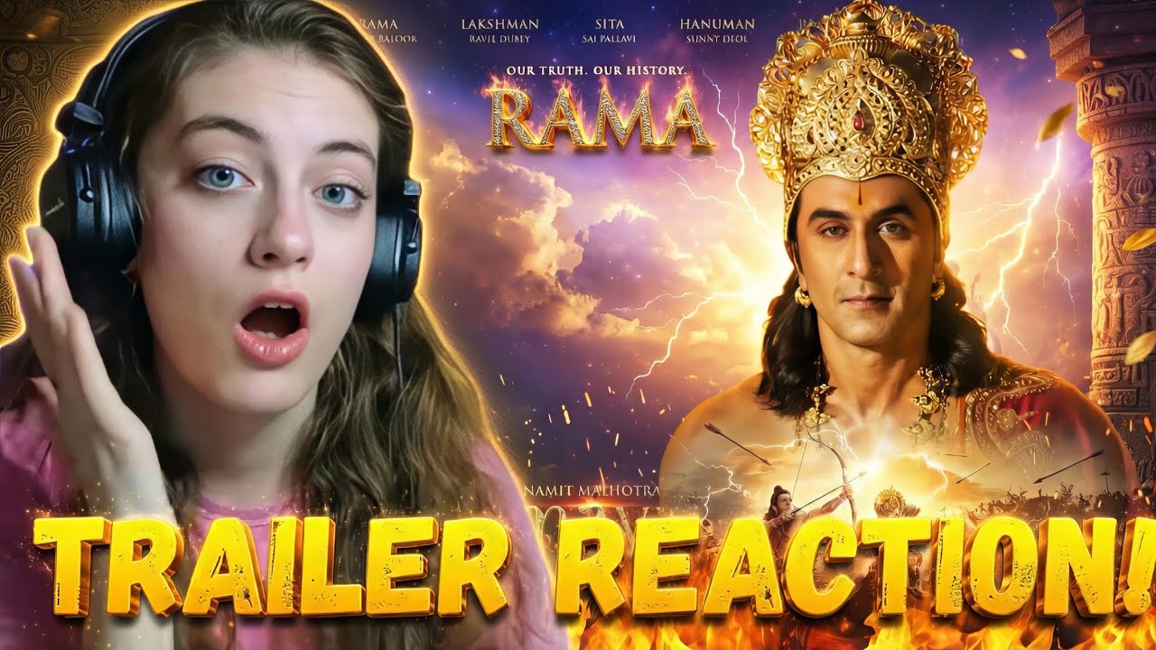Trailer Reaction | Russian Girl Reacts | RAMA Official Ranbir Kapoor | Ramayana Movie 2026