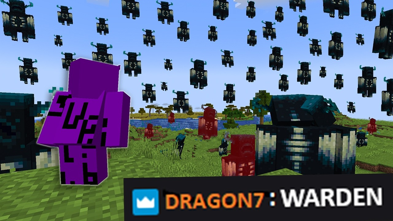 Minecraft, but if chat spells "warden" they start raining from the sky...