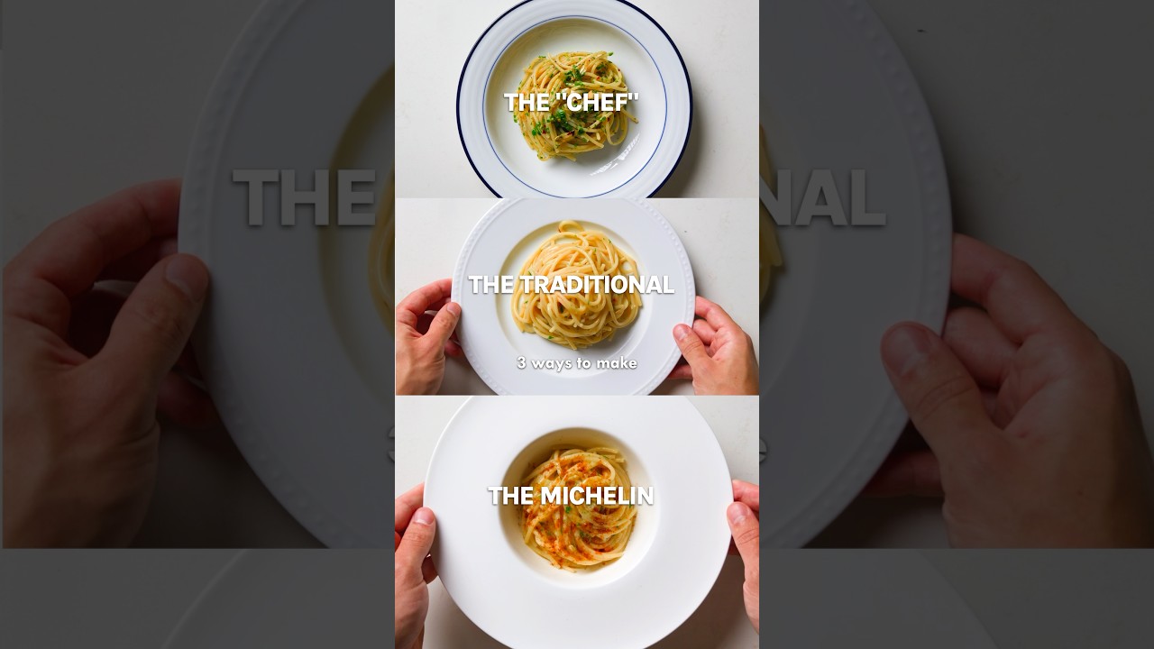 3 Ways to Make Aglio e Olio #cooking #food