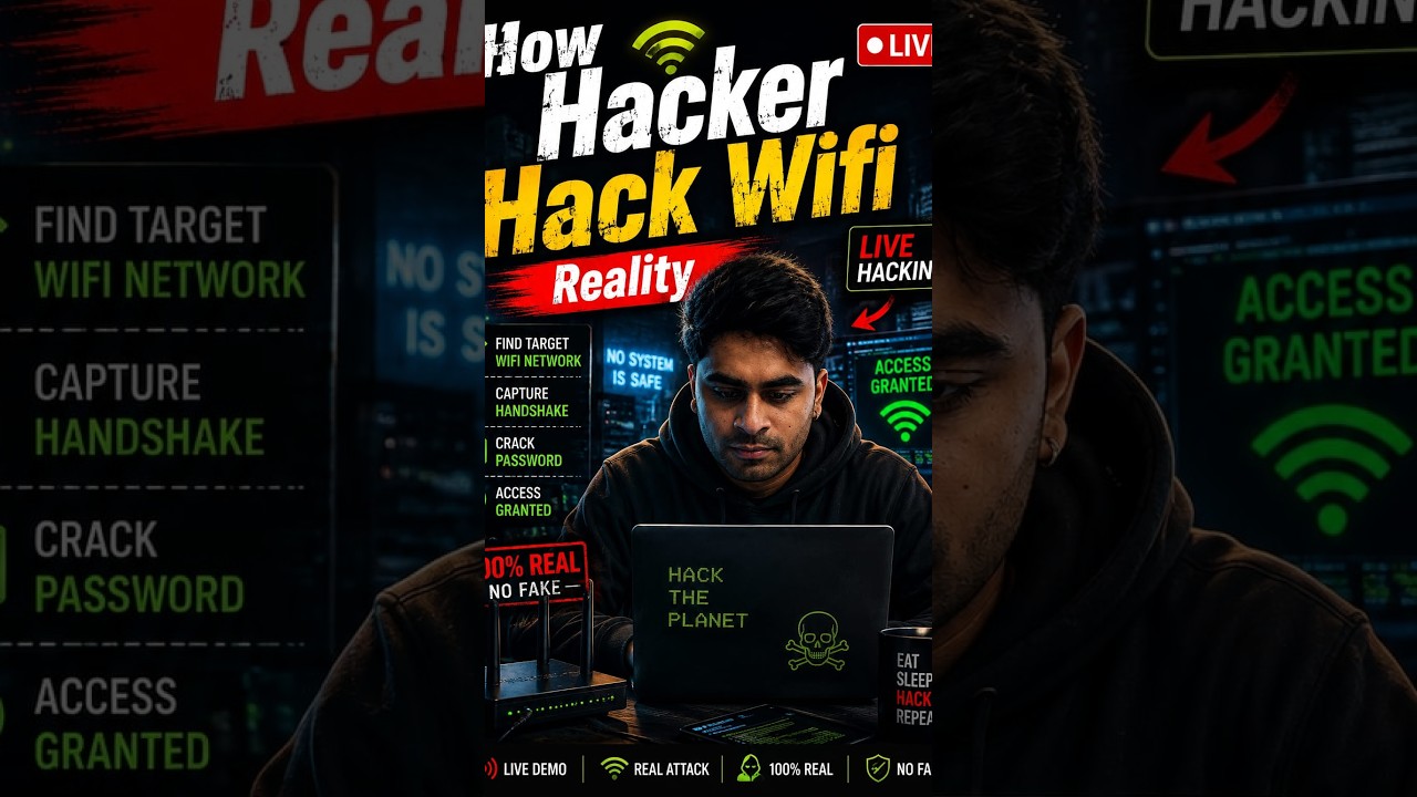 WiFi Hacking Exposed: The Shocking Truth! #cybersecurity