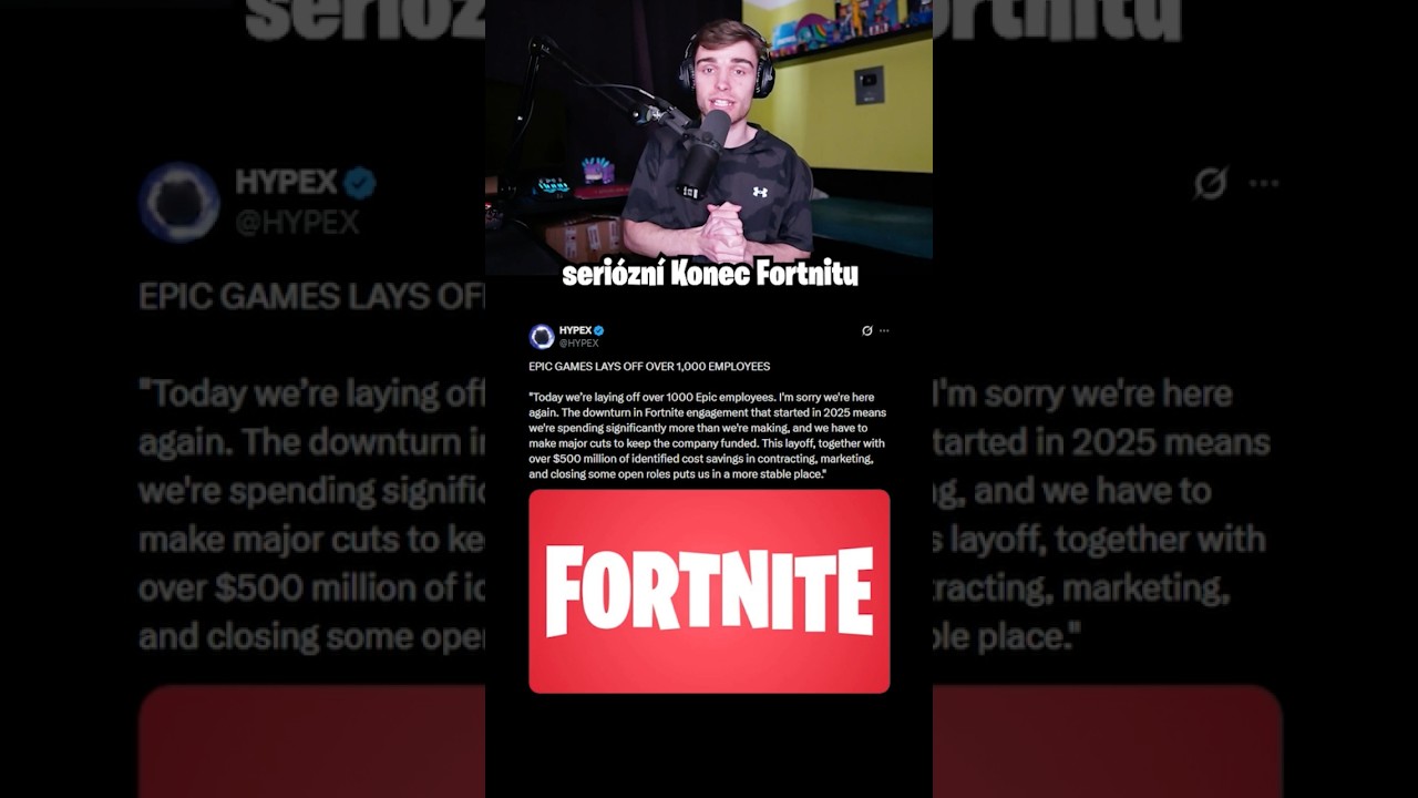 KONEC FORTNITU!