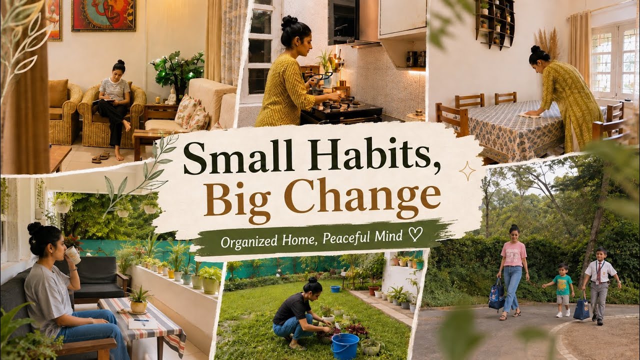 10 Micro Habits for a Productive Day at Home || Simple Habits For Organised Home 🏡 