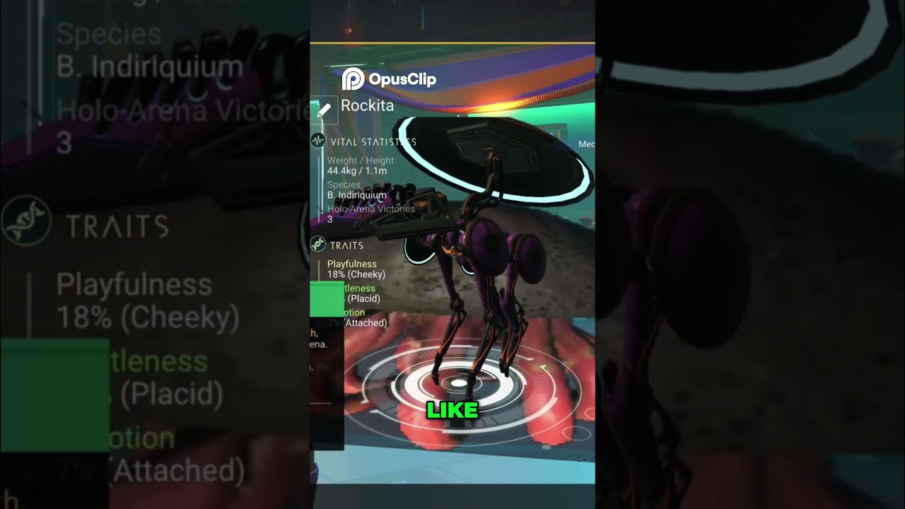 Wait, you can battle creatures in No Man's Sky now? #nomanssky #xenoarena #shorts