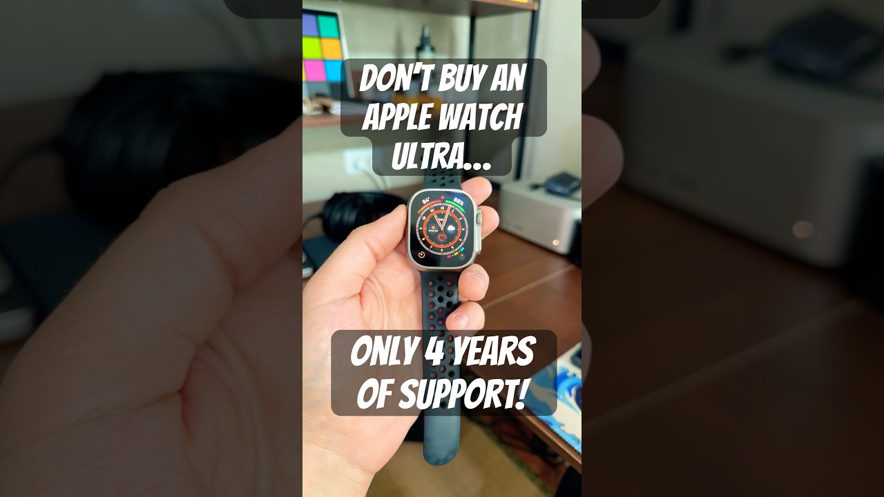 Don’t buy an Apple Watch Ultra… only 4 years of support! #apple #applenews #tech #applewatch