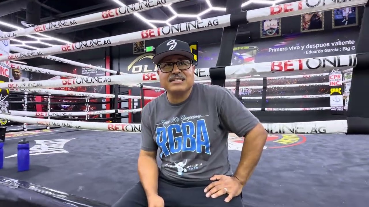 ROBERT GARCIA REACTION TO A REPORTER SAYING "GEROGE FOREMAN JUST CUZ HE CAN SELL GRILLS NOT POPULAR"
