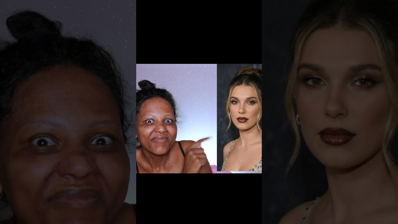 Makeup Milly bobby brown 😱 #makeup