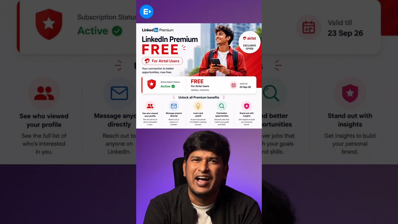 🚩🚩Free LinkedIn Premium