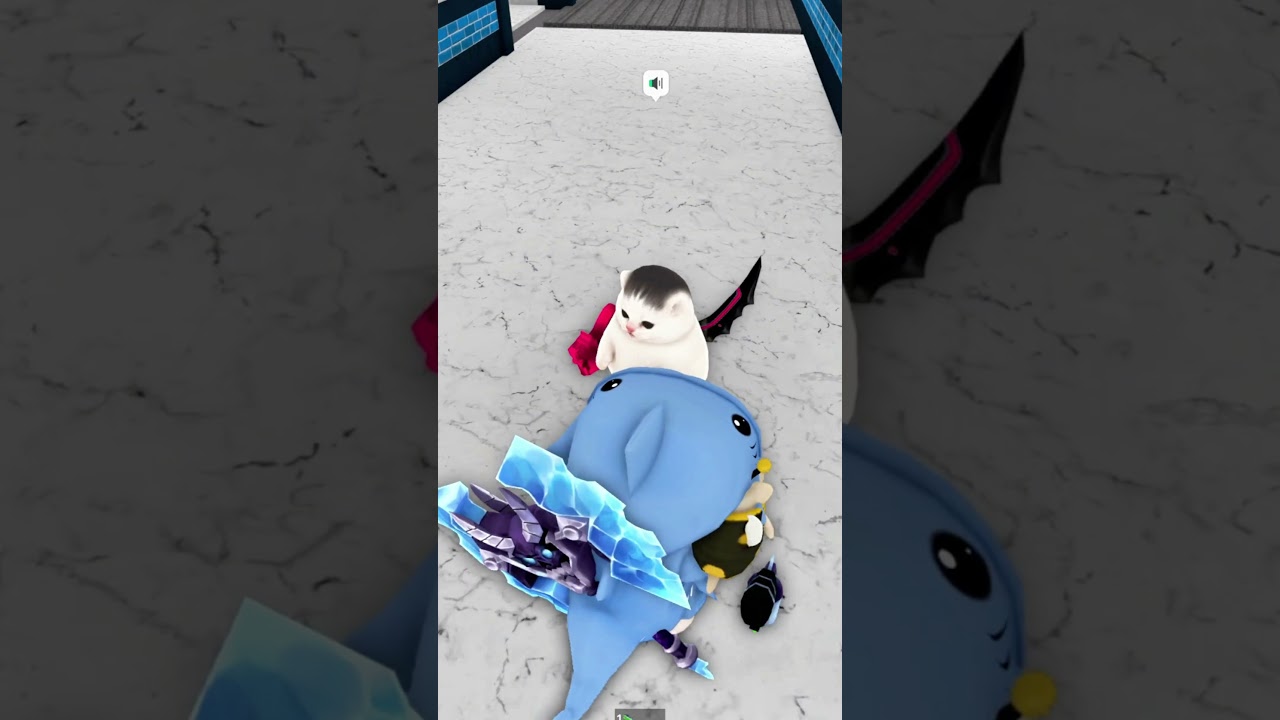 El gato con la cara más rara en MM2  #roblox #mm2 #robloxfyp