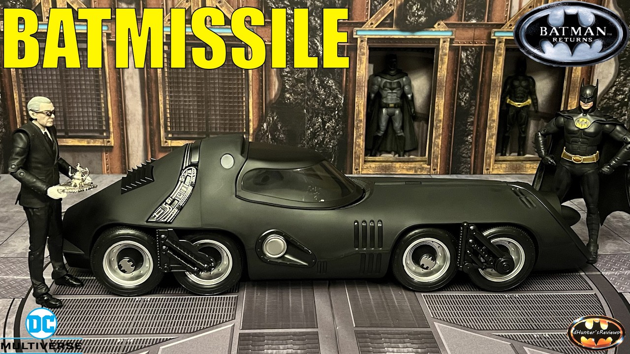 McFarlane DC Multiverse Batmissile Batman Returns Batmobile Action Figure Vehicle Review