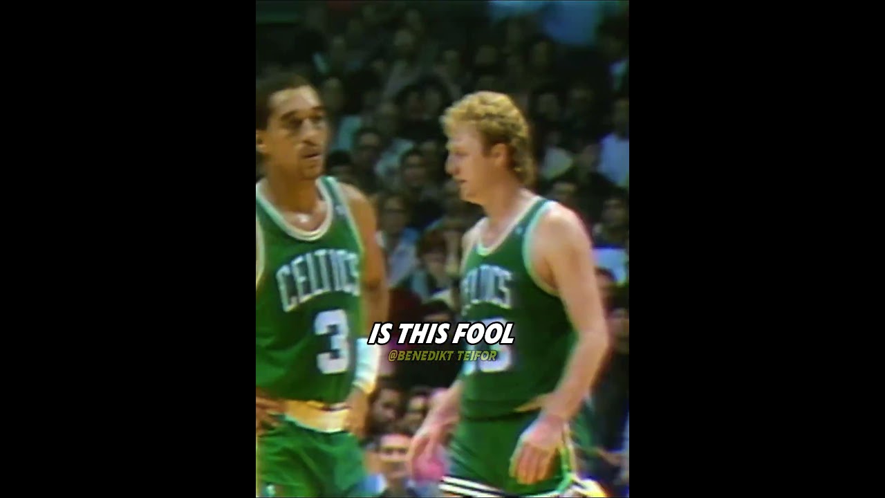 As long as he can win the game, Larry Bird can continue to curse #nba #mvptime #basketball