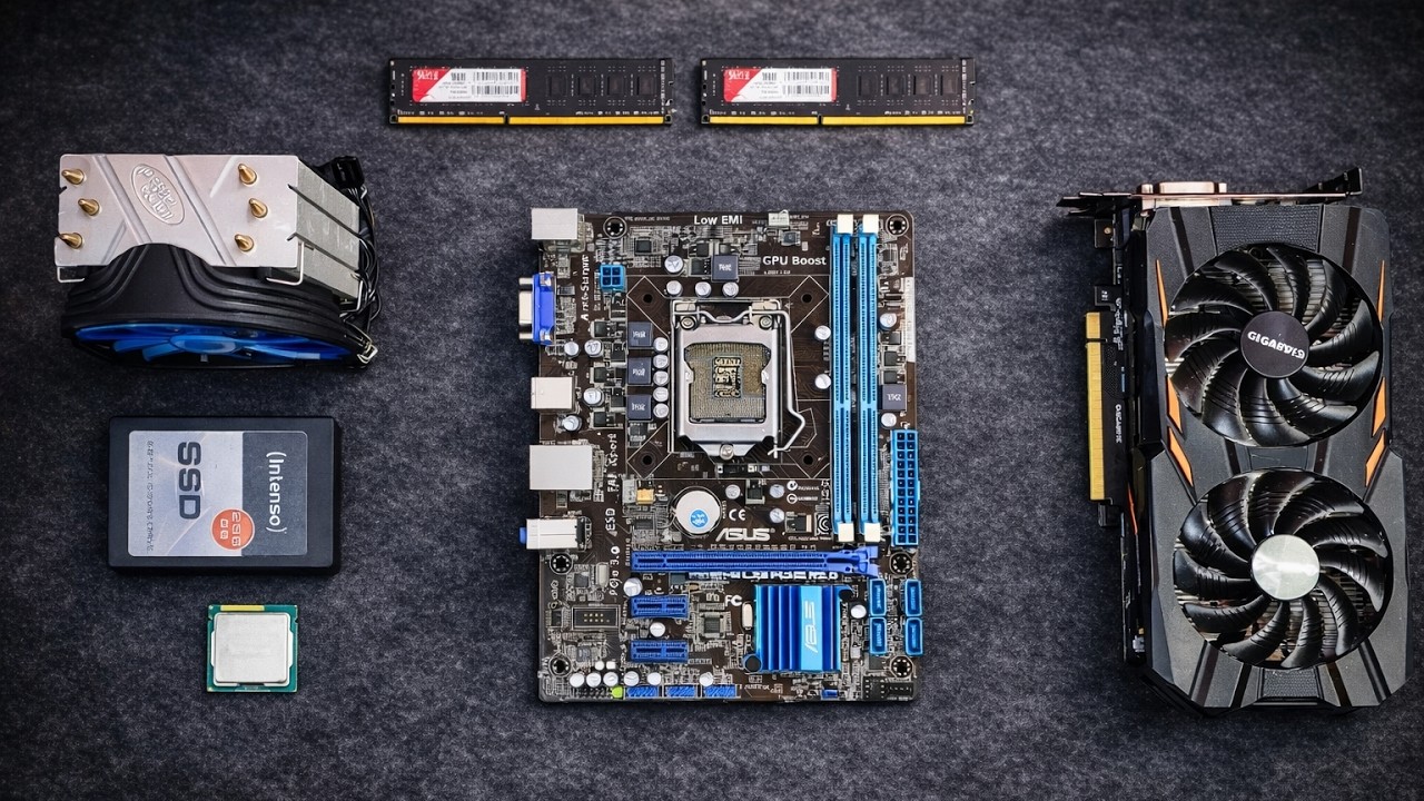 I7 3770 + GTX 1050TI Low Budget Gaming PC Build