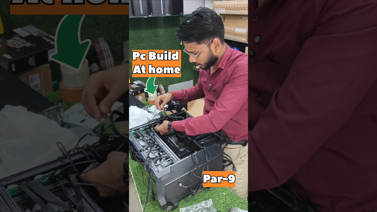 PC build At ✅Part-9 ll Front panel installation ll