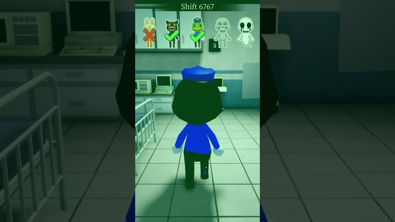 Only 1 Ghost Can Cross This Door! 🤯🏆 #shorts #roblox #animalhospital