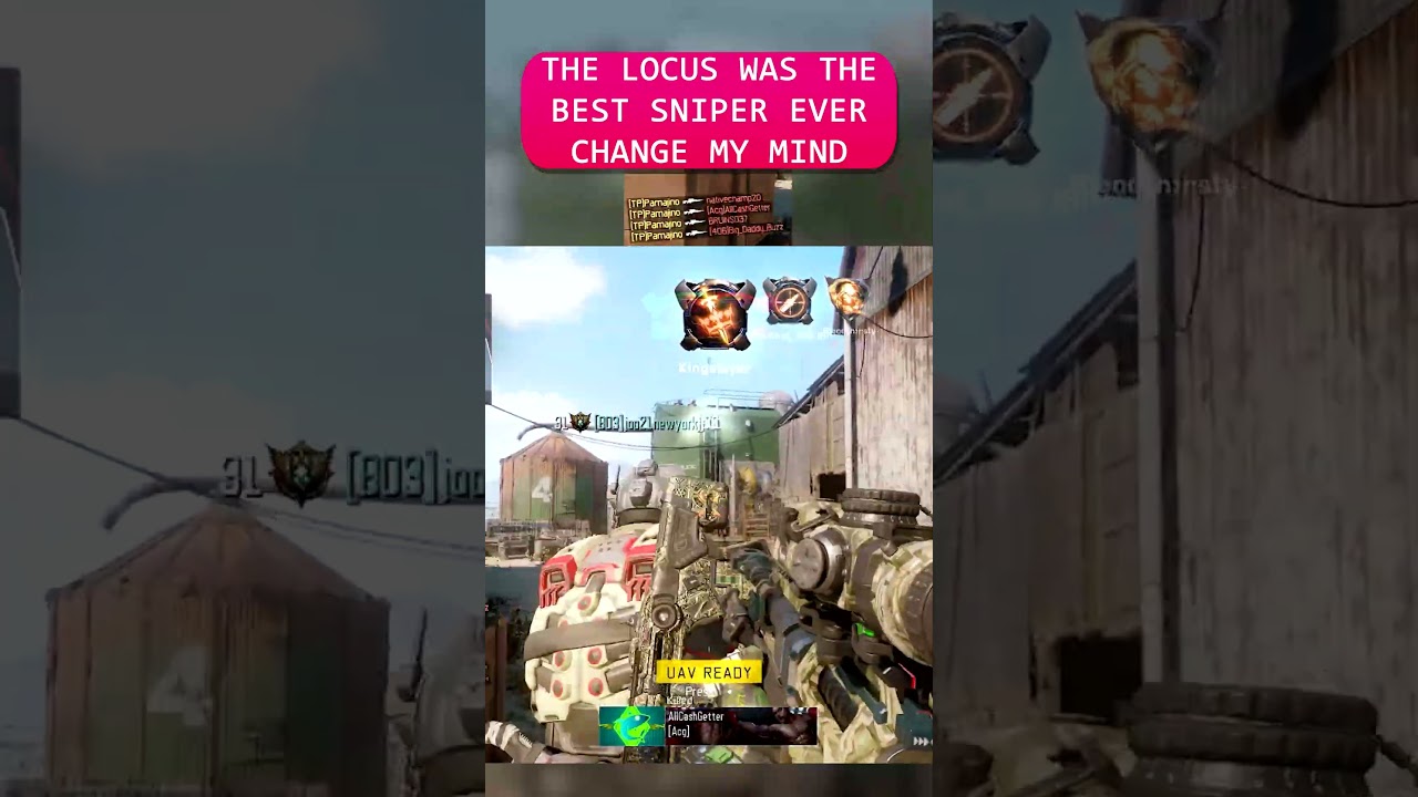 Growing up is realizing the Locus was the best sniper ever..