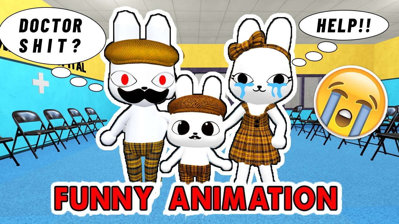 ANIMAL HOSPITAL, Barney Funny Roblox Animation 🤣 pt 1