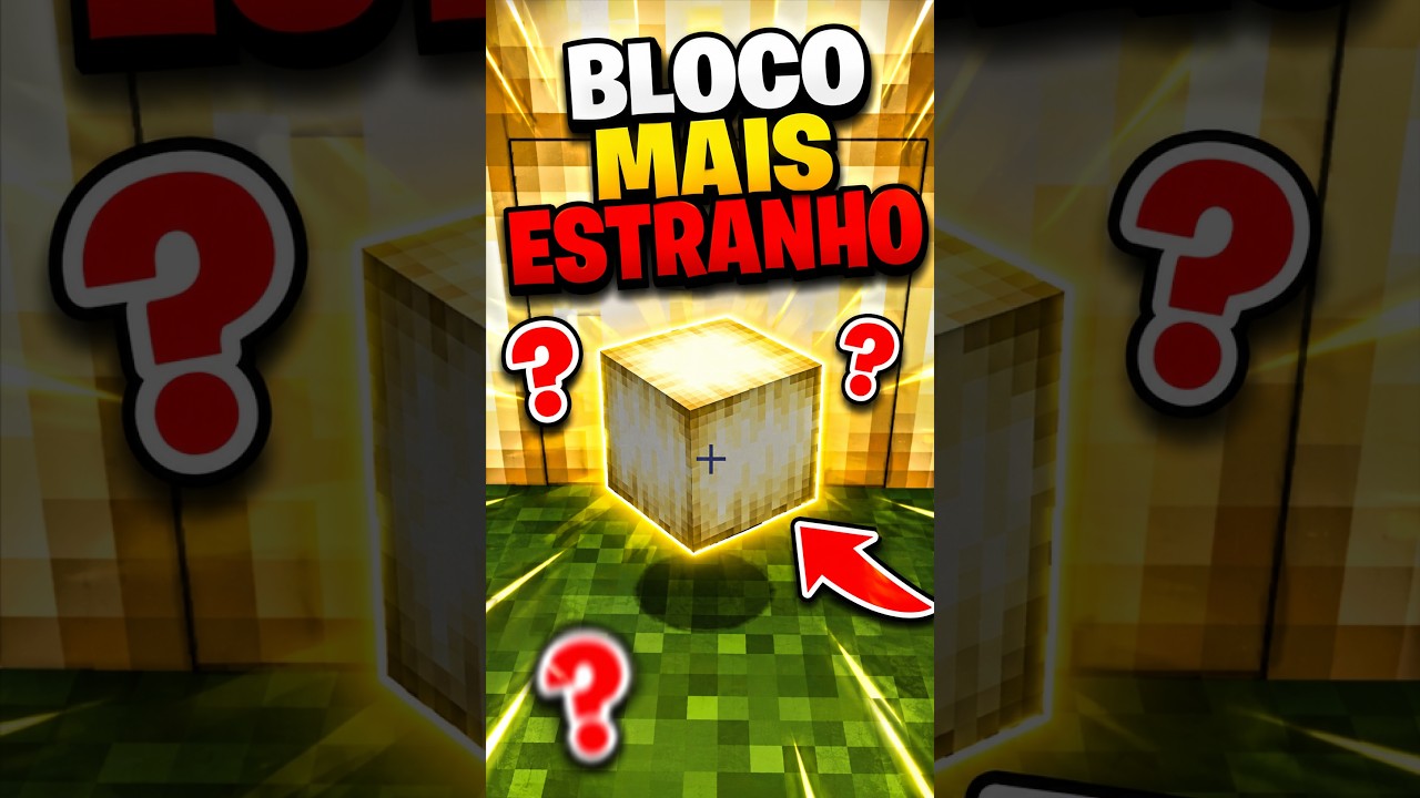 O Bloco Mais Estranho do Minecraft...