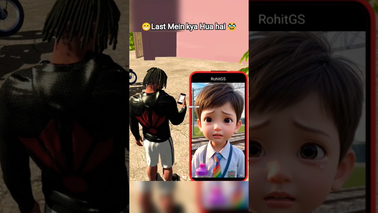 Last mein ye franklin ke bete ke saath ye kya hua hai #trending #gta#indianbikesdriving3d#automobile