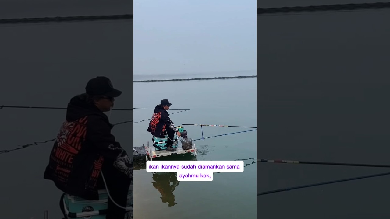 JANGAN KHAWATIR, IKANNYA SUDAH DIAMANKAN AYAH⁉️ #viral #ikan #fishing