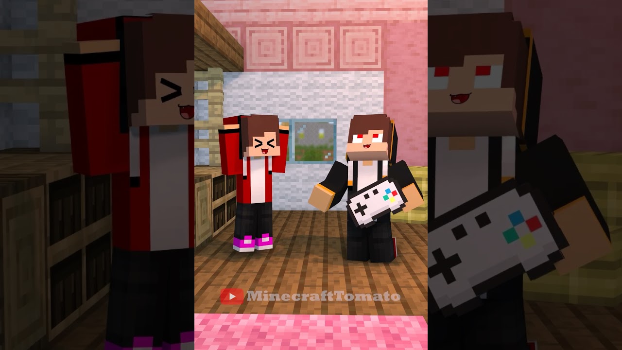 JJ & Dark JJ Fake Cry 😭🥴 - MAIZEN Minecraft Animation