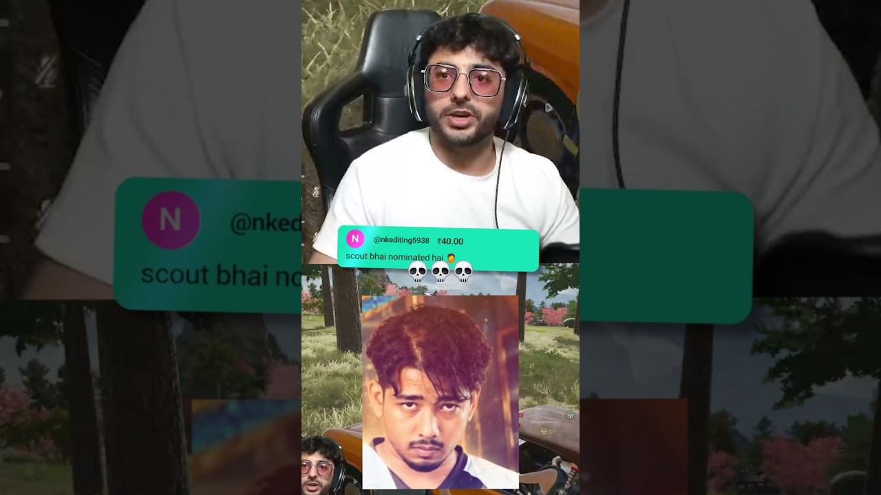 SCOUT NOMINATED IN BIG BOSS 💀 #carryminati #bigboss #shorts #scout #trending #explore #funny