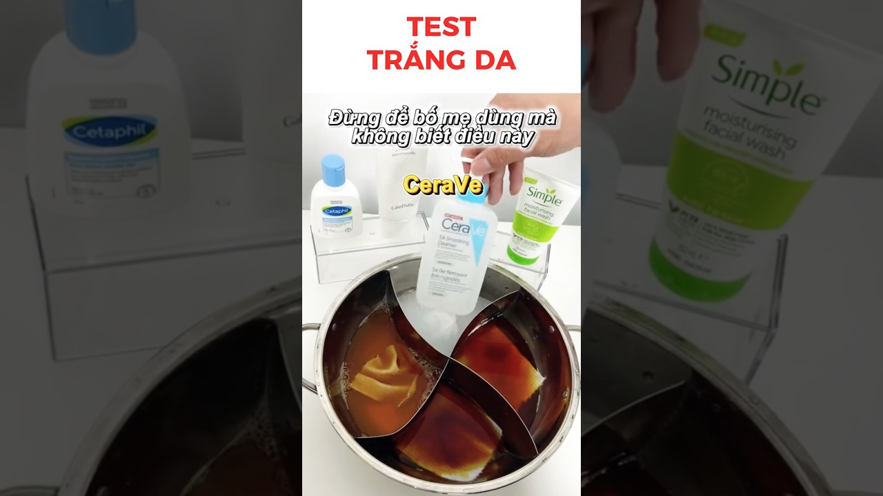 TEST TRẮNG DA CỦA SỮA RỬA MẶT FAN CR7 #lamdep #myphamada #skincare #chamsocda #wolrdcup2026