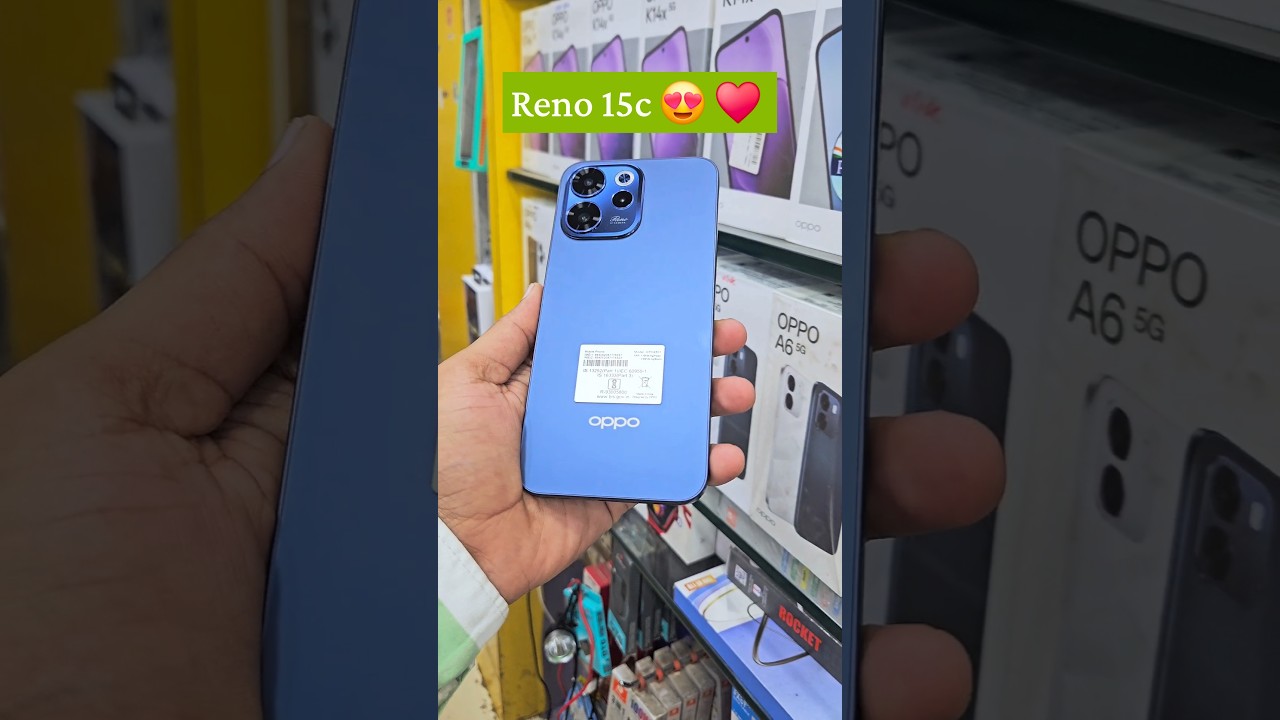 OPPO Reno 15C 5G 🔥 दमदार Camera & Premium Design! 😍 | OPPO Reno 15C #Shorts
