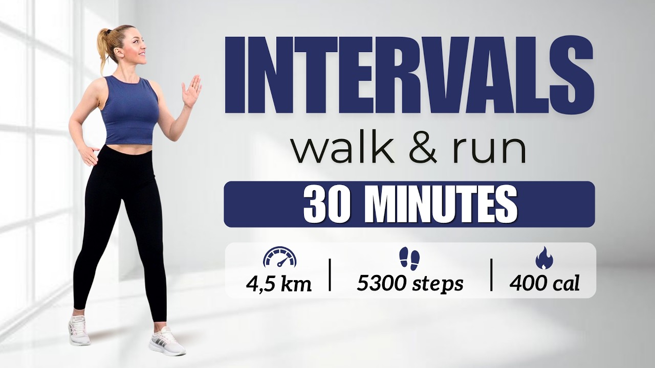 🔥5000 STEPS WALK & RUN INTERVALS🔥Lose Weight & Build Endurance at Home | Do It Every Other Day🔥