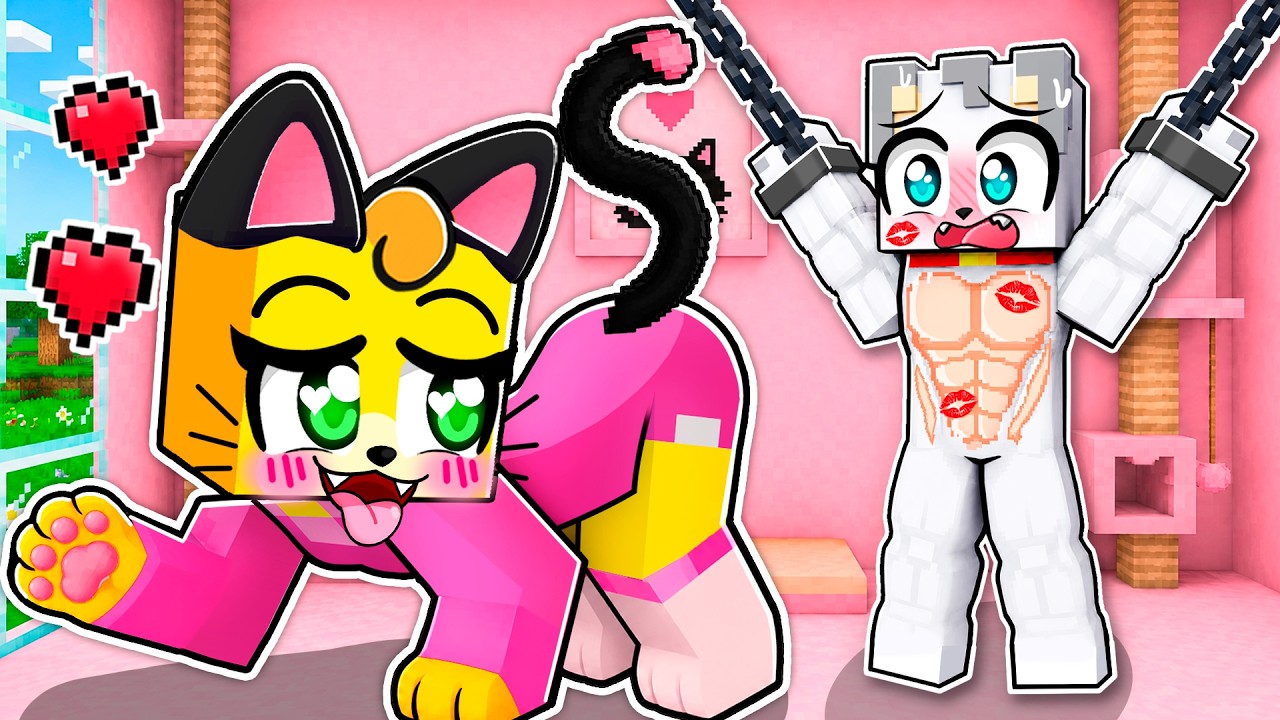 Una CHICA GATO me SECUESTRÓ en Minecraft! 😻🔥