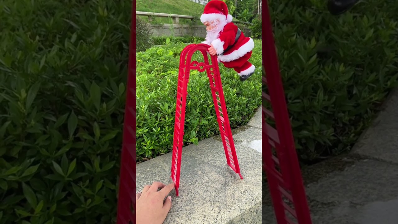 Santa Climbing Stairs Christmas Toys #kibtoys  #toys #toy #christmastoy #cute  #funnytoys